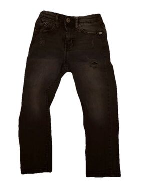 BOYS‎ GUESS BLACK DISTRESSED DENIM JEANS SIZE 5